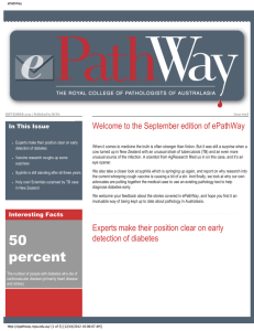 Welcome to the September edition of ePathWay In This Issue