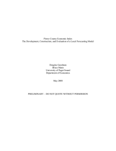 Pierce County Economic Index