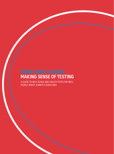 sense about science making sense of testing