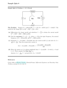 Sample Quiz 8