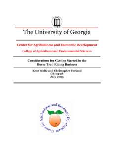 The University of Georgia Considerations for Getting Started in the