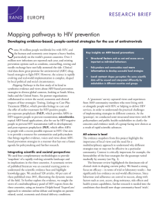 S Mapping pathways to HIV prevention