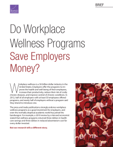 W Do Workplace  Wellness Programs