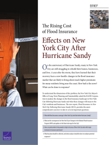 O Effects on New York City After Hurricane Sandy