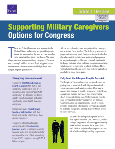 T Supporting Military Caregivers Options for Congress America’s