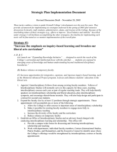 Strategic Plan Implementation Document Revised Discussion Draft &ndash; November 28, 2005
