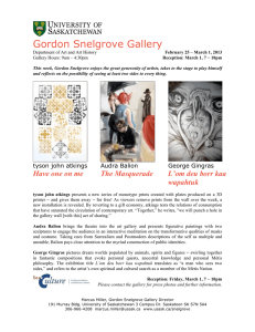 Gordon Snelgrove Gallery