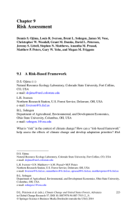 Risk Assessment Chapter 9