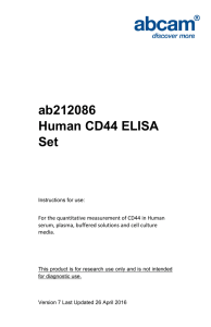 ab212086 Human CD44 ELISA Set