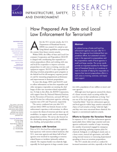 A How Prepared Are State and Local Law Enforcement for Terrorism?