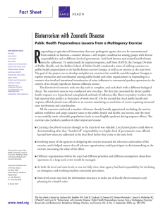 R Bioterrorism with Zoonotic Disease