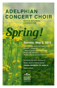Spring! Sunday, May 3, 2015