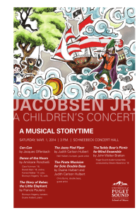 JACOBSEN JR. A CHILDREN’S CONCERT A MUSICAL STORYTIME