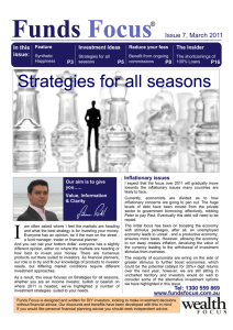 Funds Focus Issue 7, March 2011