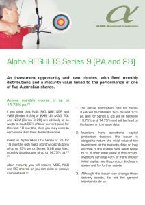 Alpha RESULTS Series 9 (2A and 2B)