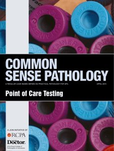 Common SenSe Pathology