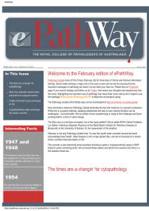Welcome to the February edition of ePathWay In This Issue