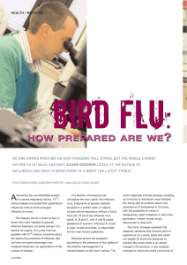 Bird flu: ? HOW PREPARED ARE WE