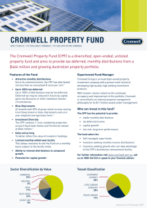 CROMWELL PROPERTY FUND