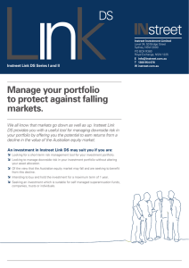 Manage your portfolio to protect against falling markets.