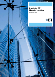 Guide to BT Margin Lending November 2010