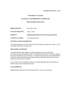 AGENDA ITEM NO:  12.2.3 UNIVERSITY COUNCIL PLANNING AND PRIORITIES COMMITTEE