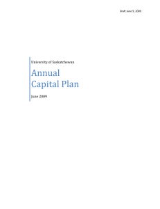   Annual                       Capital Plan         University of Saskatchewan