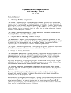 Report of the Planning Committee to University Council Feb. 17, 2000