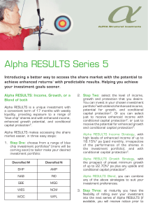 Alpha RESULTS Series 5