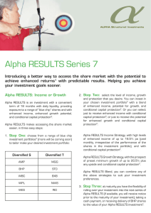 Alpha RESULTS Series 7