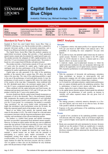 Capital Series Aussie Blue Chips  STRONG