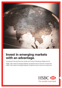 Invest in emerging markets with an advantage.