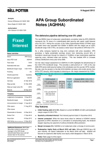 Fixed APA Group Subordinated Notes (AQHHA)