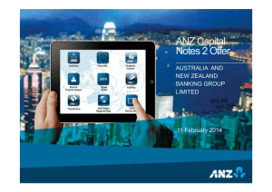 ANZ Capital Notes 2 Offer 11 February 2014 AUSTRALIA  AND