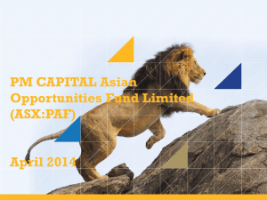 PM CAPITAL Asian Opportunities Fund Limited (ASX:PAF)