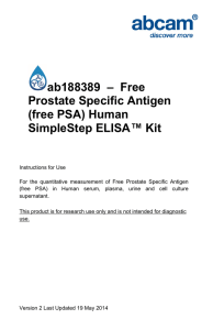 ab188389  –  Free Prostate Specific Antigen (free PSA) Human