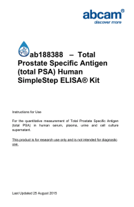 ab188388   –  Total Prostate Specific Antigen (total PSA) Human
