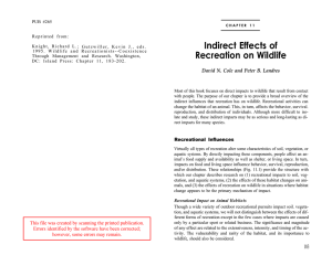 Indirect Effects of