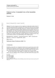 Galaxies in box: A simulated view of the interstellar medium