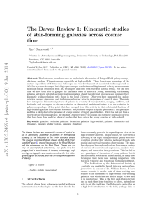 The Dawes Review 1: Kinematic studies of star-forming galaxies across cosmic time