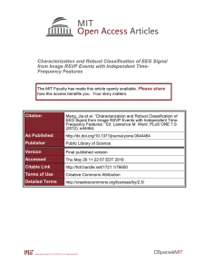 Characterization and Robust Classification of EEG Signal