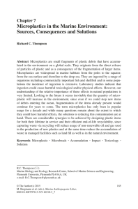 Microplastics in the Marine Environment: Sources, Consequences and Solutions Chapter 7