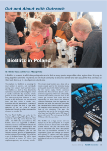 BioBlitz in Poland Out and About with Outreach