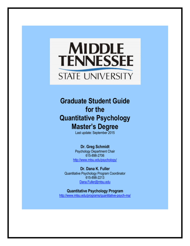 best quantitative psychology phd programs