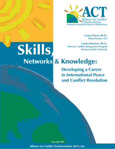 Skills, Networks &amp; Knowledge: Developing a Career
