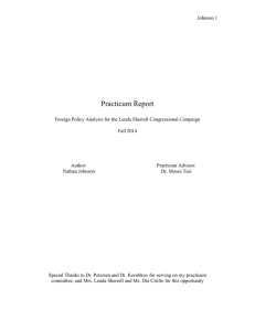 Practicum Report