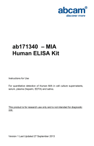 ab171340  – MIA Human ELISA Kit