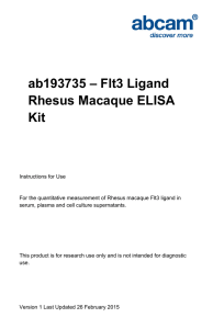 ab193735 – Flt3 Ligand Rhesus Macaque ELISA Kit