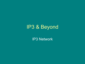 IP3 &amp; Beyond IP3 Network