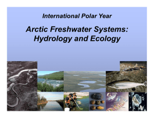 Arctic Freshwater Systems: Hydrology and Ecology International Polar Year